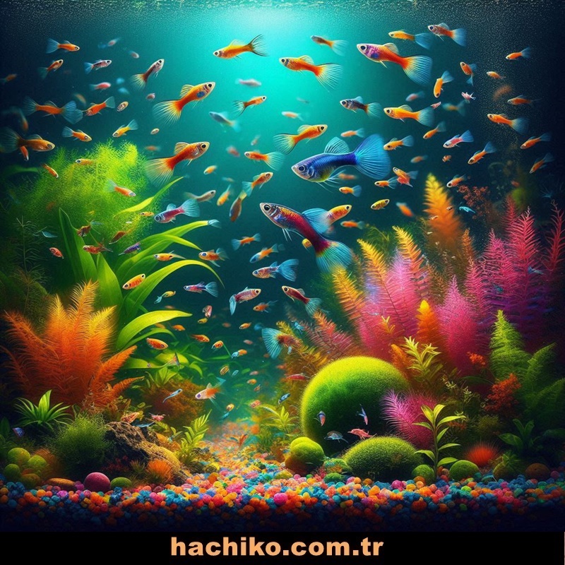 Site Hachiko,lepistes balığı,guppy fish