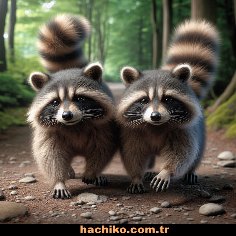 Hachiko,rakun,raccoon