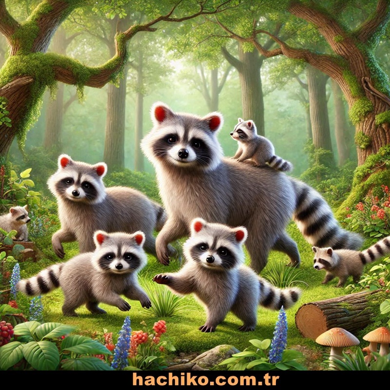 Hachiko,rakun,raccoon